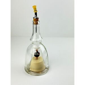 Vintage Lucas Bols Dancing Ballerina in a Liquor Bottle Music Box WORKS Cork Top